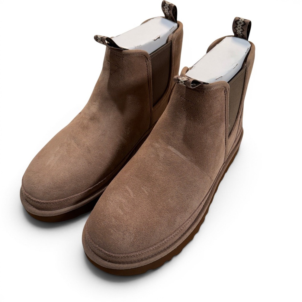 UGG Neumel Chelsea Boots Chestnut Suede Ankle 1121644 Mens‎ 11 New